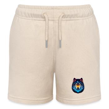 Wolf - Kinder Organic Joggingshorts Mini Bolter von Stanley/Stella - Natur - Vorne