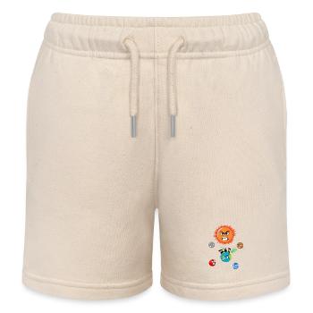 Verschmutzung der Erde - Kinder Organic Joggingshorts Mini Bolter von Stanley/Stella - Natur - Vorne
