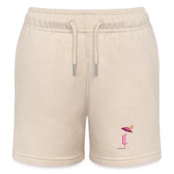 Eis-Sommertraum mit Sonnenschirm - Kinder Organic Joggingshorts Mini Bolter von Stanley/Stella - Natur - Vorne