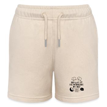 Schlaf - Kinder Organic Joggingshorts Mini Bolter von Stanley/Stella - Natur - Vorne