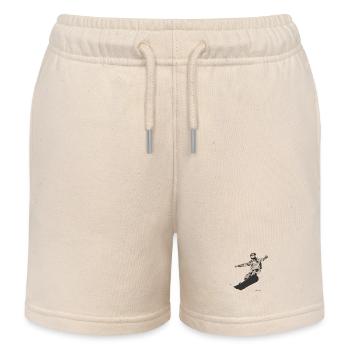 Snowboarding - Kinder Organic Joggingshorts Mini Bolter von Stanley/Stella - Natur - Vorne