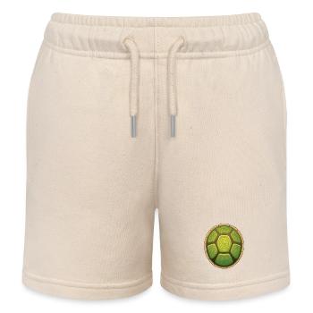 Ich bin langsam wie eine Schildkröte! - Kinder Organic Joggingshorts Mini Bolter von Stanley/Stella - Natur - Vorne