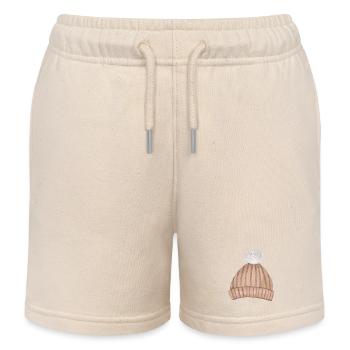 Mütze Kappe Winter Beanie Strickmütze Bommelmütze - Kinder Organic Joggingshorts Mini Bolter von Stanley/Stella - Natur - Vorne