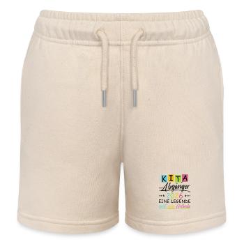 Diplômés en garderie 2026 - Short de jogging enfant bio Stanley/Stella - écru doux - Devant