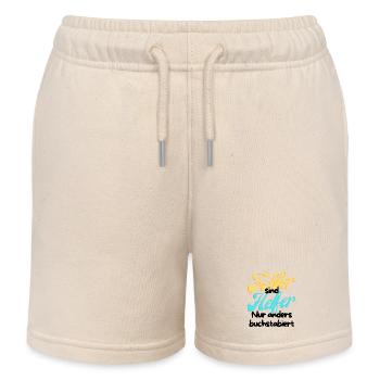 Fehler Helfer Gradient Script - Kinder Organic Joggingshorts Mini Bolter von Stanley/Stella - Natur - Vorne