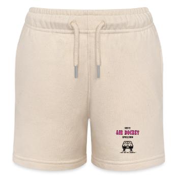 Air Hockey Player Best Air Hockey Player - Kids Organic Sweat Shorts by Stanley/Stella - soft Ecru - Front