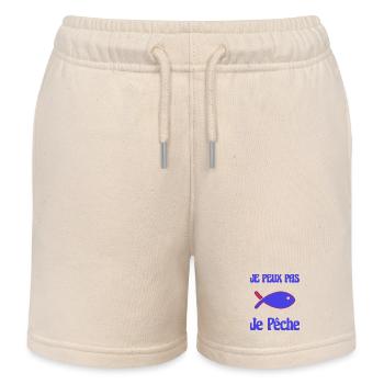FISCH. ICH KANN NICHT. ICH HABE GEFISCHT. SINNER. HUMOR. - Kinder Organic Joggingshorts Mini Bolter von Stanley/Stella - Natur - Vorne