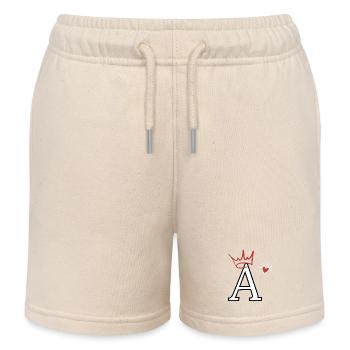 Herzkronen-Brief - Kinder Organic Joggingshorts Mini Bolter von Stanley/Stella - Natur - Vorne