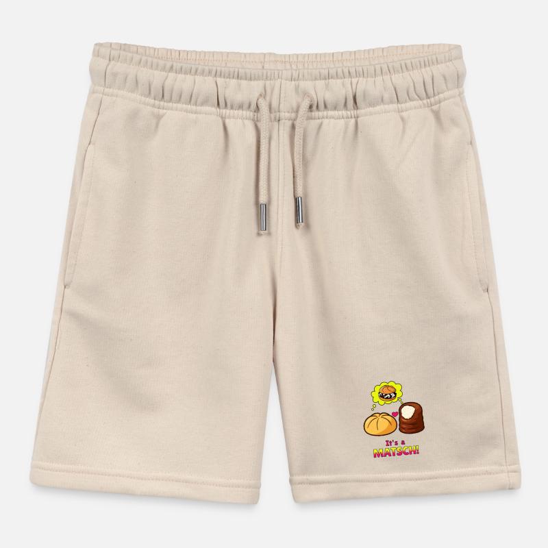 Mud rolls in love - it's a mud. Kids Organic Sweat Shorts by Stanley/Stella