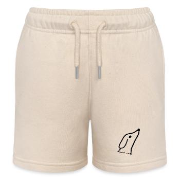 Hund Hundeliebe - Kinder Organic Joggingshorts Mini Bolter von Stanley/Stella - Natur - Vorne
