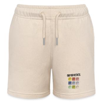Assumez votre esthétique – soyez vous-même - Short de jogging enfant bio Stanley/Stella - écru doux - Devant