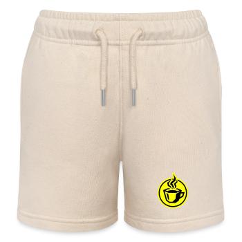 kaffee symbol - Kinder Organic Joggingshorts Mini Bolter von Stanley/Stella - Natur - Vorne
