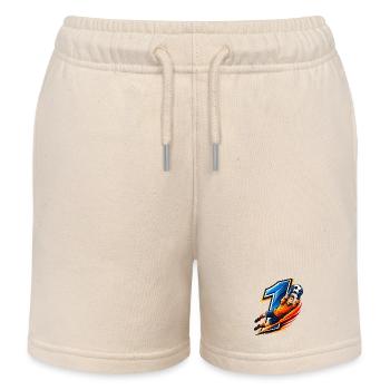 Maillot de gardien numéro 1 Gardien Football - Short de jogging enfant bio Stanley/Stella - écru doux - Devant