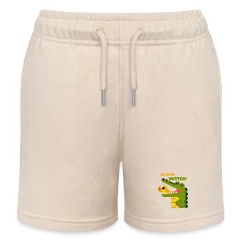 Alles in Butter: Alligator und Spatz - Kinder Organic Joggingshorts Mini Bolter von Stanley/Stella - Natur - Vorne