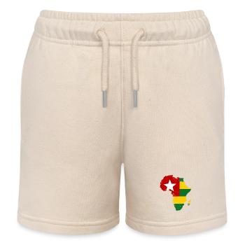Togo_Flagge_Afrika - Short de jogging enfant bio Stanley/Stella - écru doux - Devant