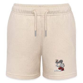 Frauenfußball Deutschland  - Kinder Organic Joggingshorts Mini Bolter von Stanley/Stella - Natur - Vorne
