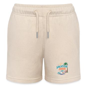 Urlaubsmodus an - Kinder Organic Joggingshorts Mini Bolter von Stanley/Stella - Natur - Vorne