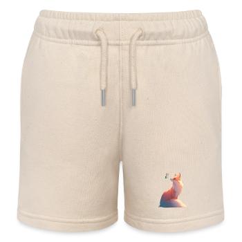 FuchsSchmetterlingLicht - Kinder Organic Joggingshorts Mini Bolter von Stanley/Stella - Natur - Vorne