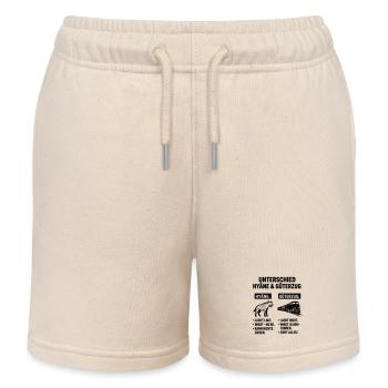 Güterzug und Hyäne - Kinder Organic Joggingshorts Mini Bolter von Stanley/Stella - Natur - Vorne