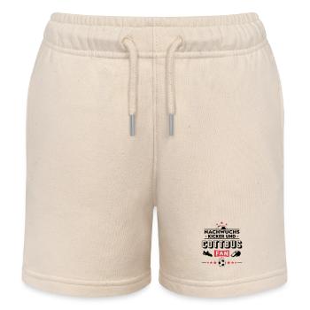 Cottbus Fußball Nachwuchs Neuzugang Baby Kinder - Kinder Organic Joggingshorts Mini Bolter von Stanley/Stella - Natur - Vorne
