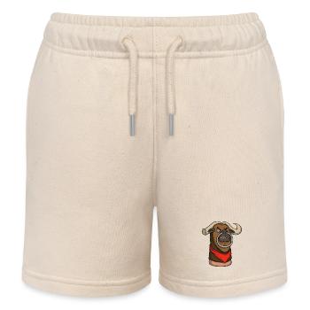 Toro – Cartoon Thumb Character - Kinder Organic Joggingshorts Mini Bolter von Stanley/Stella - Natur - Vorne