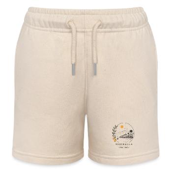 Marbella Küstenstimmung - Kinder Organic Joggingshorts Mini Bolter von Stanley/Stella - Natur - Vorne
