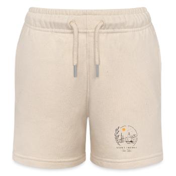 Saint-Tropez Hafen Blick - Kinder Organic Joggingshorts Mini Bolter von Stanley/Stella - Natur - Vorne