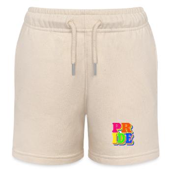Pride Regenbogen Geschenk für LGBTQ Fans - Kinder Organic Joggingshorts Mini Bolter von Stanley/Stella - Natur - Vorne