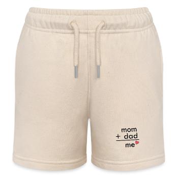 Baby ist geboren. Mom und Dad freuen sich - Kinder Organic Joggingshorts Mini Bolter von Stanley/Stella - Natur - Vorne