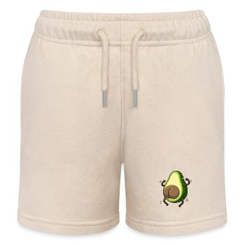 Hintern lustig Avocado Guac - Kinder Organic Joggingshorts Mini Bolter von Stanley/Stella - Natur - Vorne