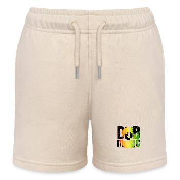 Dub music - Short de jogging enfant bio Stanley/Stella - écru doux - Devant