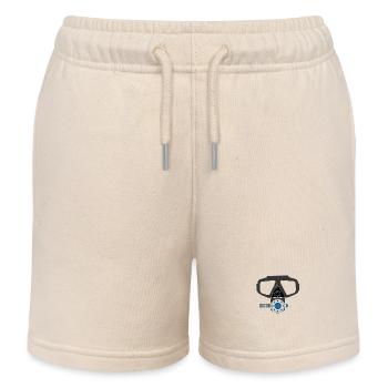 Plongée - Short de jogging enfant bio Stanley/Stella - écru doux - Devant