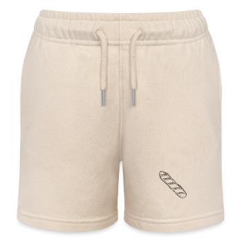 Conception de baguette - Short de jogging enfant bio Stanley/Stella - écru doux - Devant