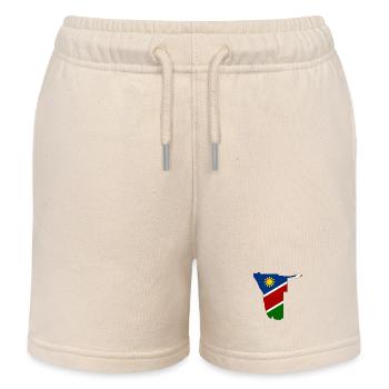 Carte du drapeau de la Namibie - Short de jogging enfant bio Stanley/Stella - écru doux - Devant