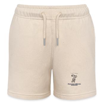Bitte gib mir Kaffee - Kinder Organic Joggingshorts Mini Bolter von Stanley/Stella - Natur - Vorne
