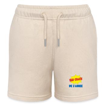 COACH de l'année - Short de jogging enfant bio Stanley/Stella - écru doux - Devant