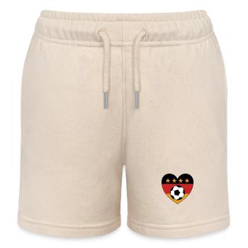 Allemagne - Short de jogging enfant bio Stanley/Stella - écru doux - Devant