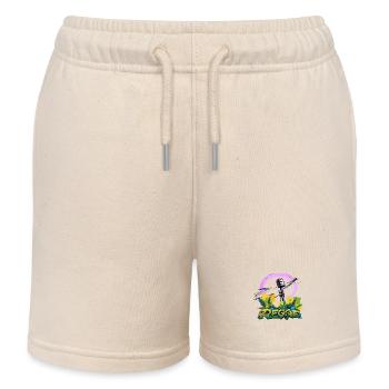 Reggae Mikrofon - Kinder Organic Joggingshorts Mini Bolter von Stanley/Stella - Natur - Vorne