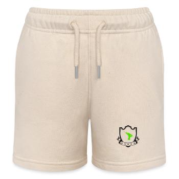 Drill Coat of Arms - Kids Organic Sweat Shorts by Stanley/Stella - soft Ecru - Front