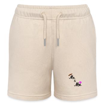M. et Mme 02 - Short de jogging enfant bio Stanley/Stella - écru doux - Devant