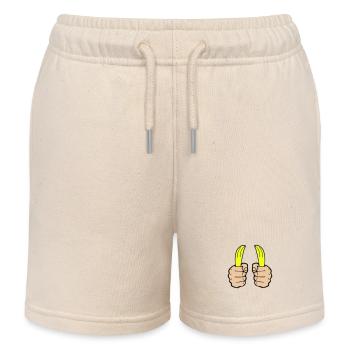 hände banane - Kinder Organic Joggingshorts Mini Bolter von Stanley/Stella - Natur - Vorne