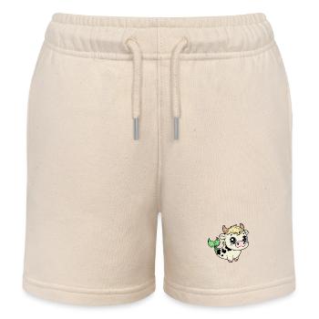 Mignon lamantin vache - Short de jogging enfant bio Stanley/Stella - écru doux - Devant