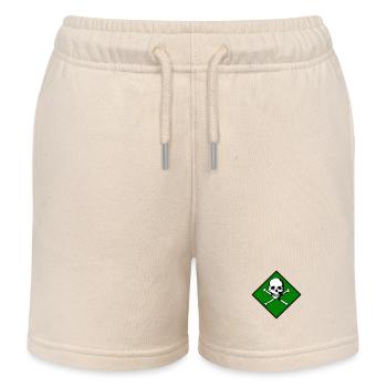 Crâne et os - Short de jogging enfant bio Stanley/Stella - écru doux - Devant