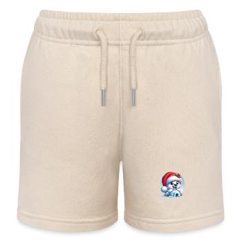 nounours polaire - Short de jogging enfant bio Stanley/Stella - écru doux - Devant