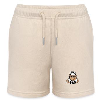 Sheep Gamer Controller Video Game Nerd Sad Fun - Kids Organic Sweat Shorts by Stanley/Stella - soft Ecru - Front