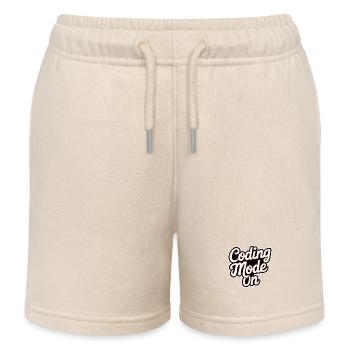 Coding Mode On 17 - Kinder Organic Joggingshorts Mini Bolter von Stanley/Stella - Natur - Vorne
