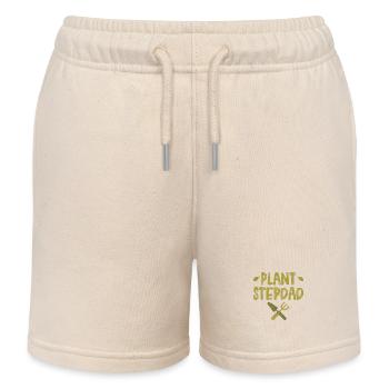 Plant Stepdad 3 - Kinder Organic Joggingshorts Mini Bolter von Stanley/Stella - Natur - Vorne