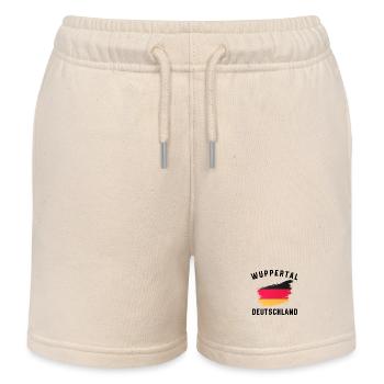 Drapeau de l’Allemagne - Coup de pinceau créatif - Short de jogging enfant bio Stanley/Stella - écru doux - Devant