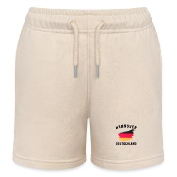 Drapeau de l’Allemagne - Conception créative de coups de pinceau - Short de jogging enfant bio Stanley/Stella - écru doux - Devant