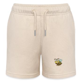 biene wespe tier - Kinder Organic Joggingshorts Mini Bolter von Stanley/Stella - Natur - Vorne